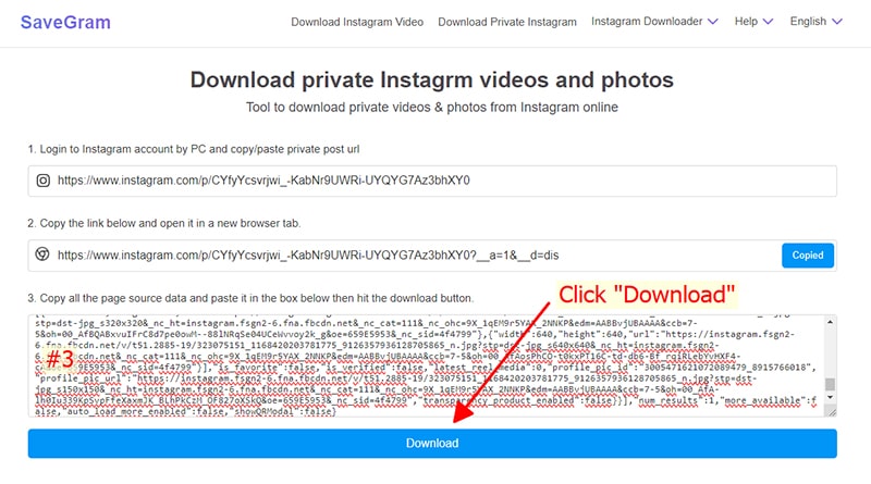 Baixe V deos E Fotos Privados Do Instagram Rapidamente SaveGram